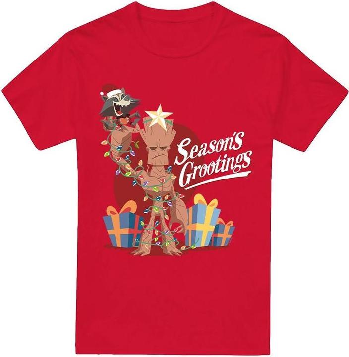 Guardians of the Galaxy Seasons Grootings TShirt