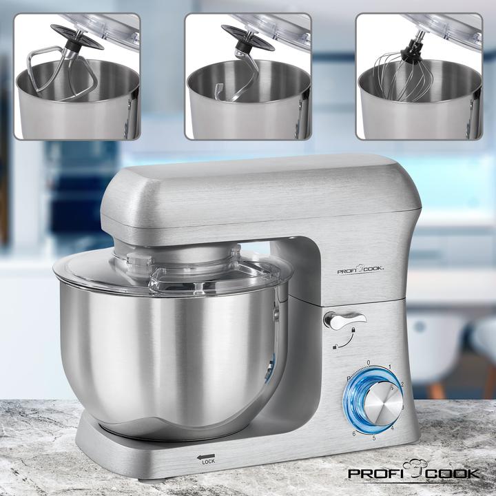 Produktbild Proficook PC-KM 1188 Knetmaschine aluminium (1500 W)