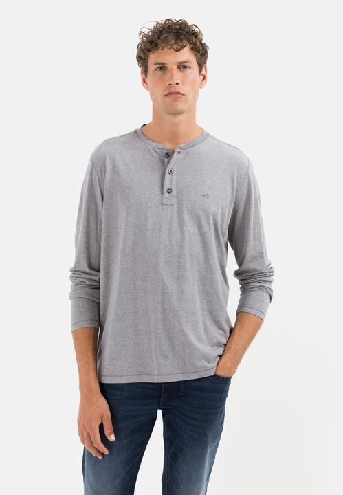 Produktbild Camel Active Langarm Henleyshirt aus nachhaltigen Baumwollmix (4XL)