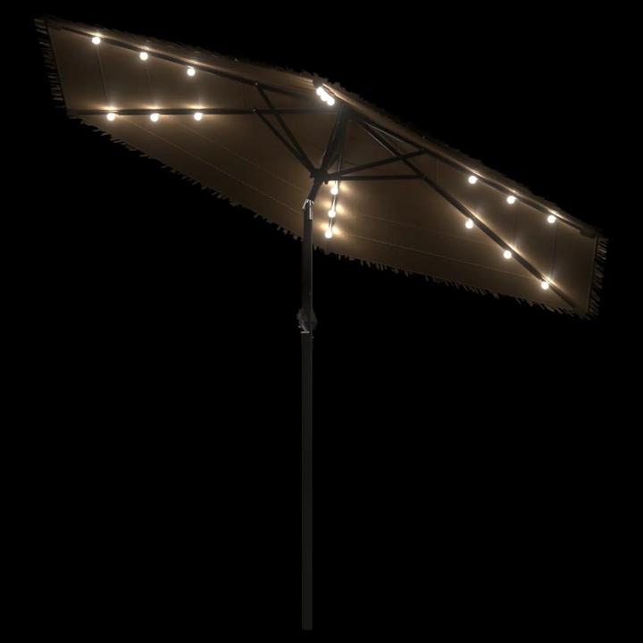 Produktbild VidaXL Sonnenschirm mit LED und mast (2.68 m)