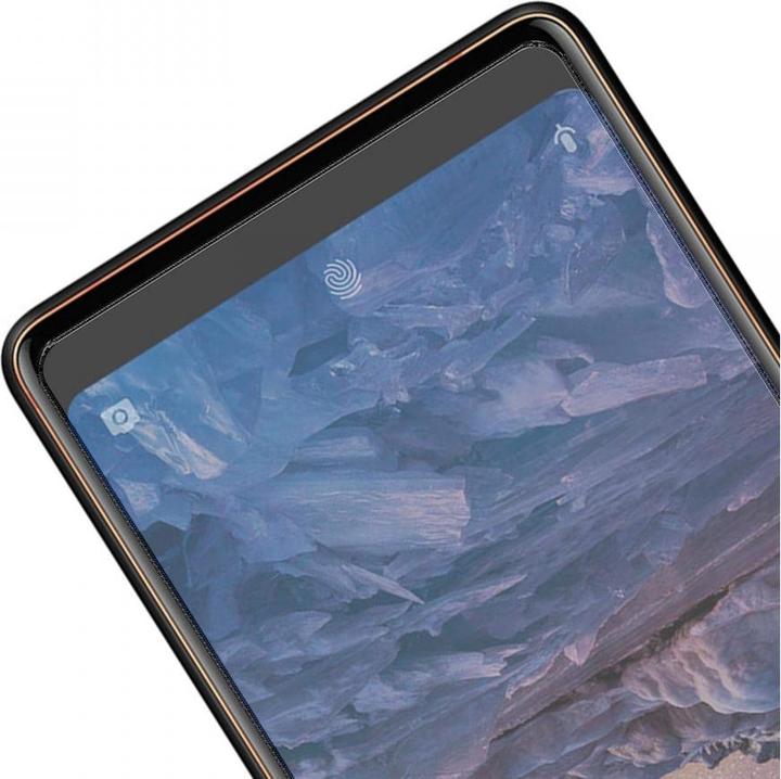 Productafbeelding Screenguard Nokia 7 Plus Beschermend Glas/Folie Hoesje Vriendelijk Ontwerp (1 Stuk, Nokia 7 Plus)