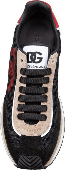 Immagine prodotto Dolce & Gabbana cushion sneakers in mixed materials color black/beige (43)