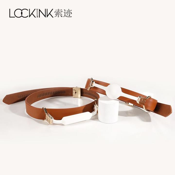 Actual product image Lockink BallGag & Gagbite Set braun