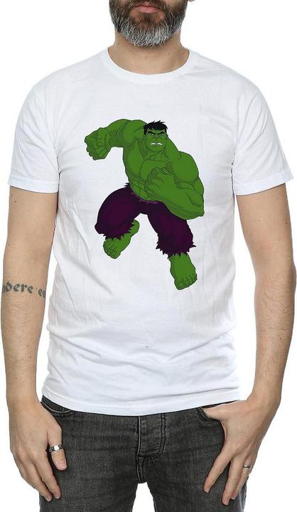 Immagine prodotto Hulk Maglietta in cotone semplice per uomo (L)