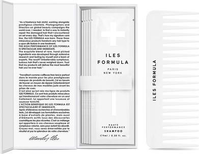 Actual product image Konjac Sponge Set Iles Formula Discovery + Travel Kit Haute Performance Shampoo 4x9ml + Conditioner 4x9ml + (Hair care set)