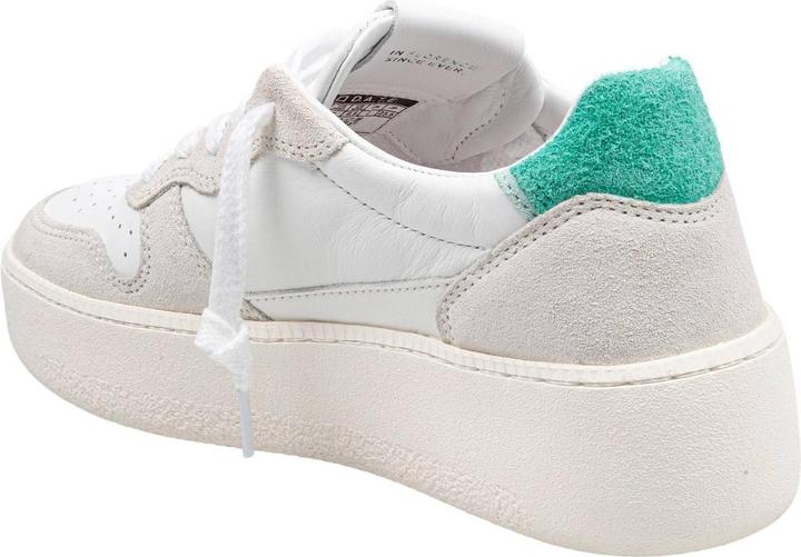 Immagine prodotto D.a.t.e. D.a.t.e sneakers court platform in leather and suede white and green (39)