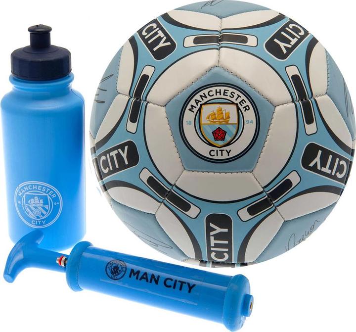 Produktbild Manchester City FC Fussballset Mit Unterschriften (5)