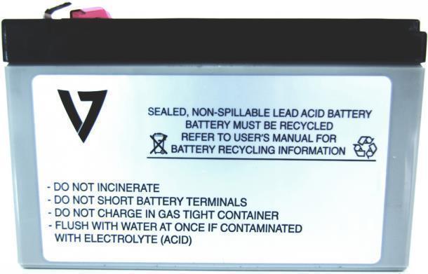 Image du produit V7 RBC17-V7-1E - Batterie d'onduleur (équivalent à : APC RBC17)