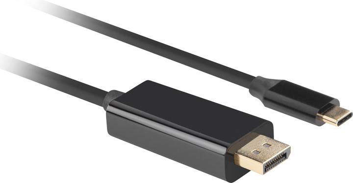 Immagine prodotto Lanberg Cavo da USB-C a DisplayPort, 3 m 4K/60Hz, nero (3 m, DisplayPort)