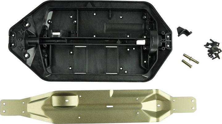 Produktbild Amewi MA337EX-S Chassis mit Alu Center-Skidplate AM10T EXTREME