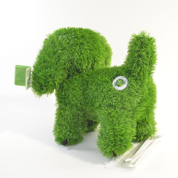 Actual product image AniPlants Grass figure, "Dog" standing, garden decoration, 35cm