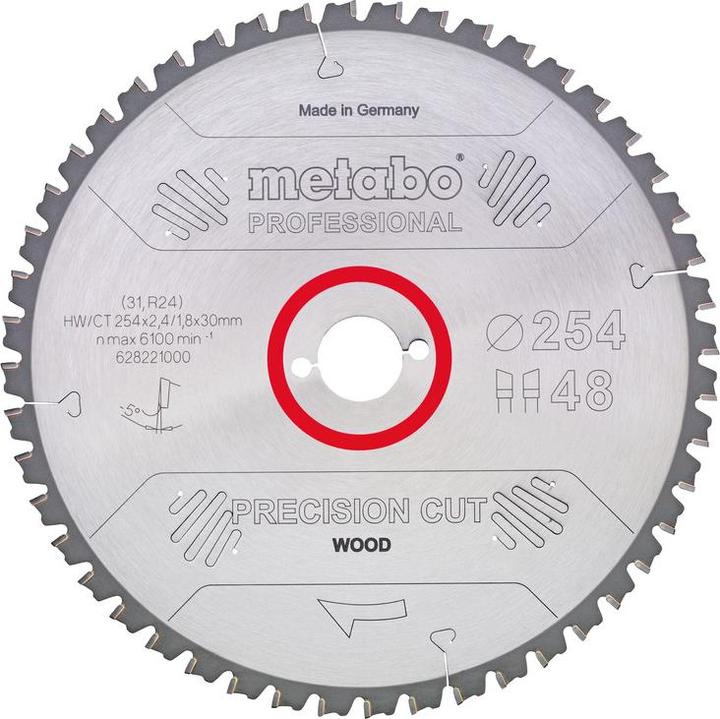 Actual product image Metabo Circular saw blade HW/CT 216x30, 48 WZ