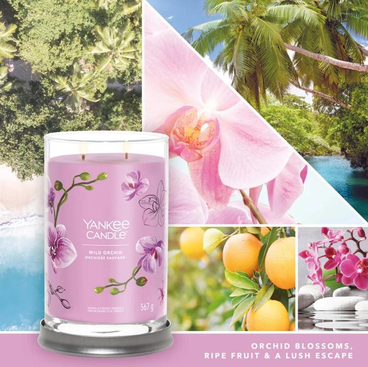 Actual product image Yankee Candle Duftkerze Wild Orchid Signature Large Tumbler