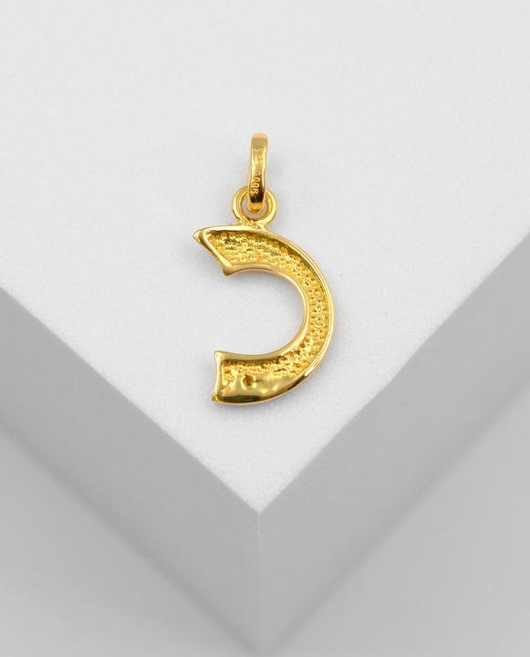 Image du produit Muau Lettre (750, Or blanc, Or jaune 18 K)