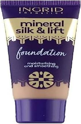 Actual product image Ingrid Cosmetics INGRID Mineral Silk & Lift podkład nawilżająco-wygładzający 032 Warm Sand 30ml (32)