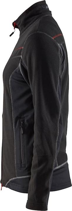 Produktbild Blakläder Damen Microfleece Jacke Modell 4924.1010 schwarz/rot (M)