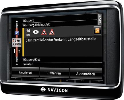 Produktbild Navigon 40 Premium Live, Bluetooth, Europakarten