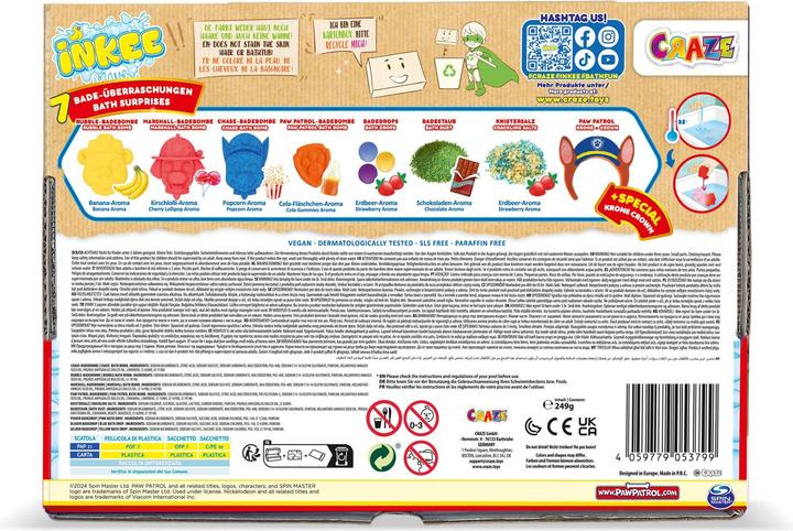 Produktbild Craze Inkee Überraschungsbox Paw Patrol (Badekugeln)