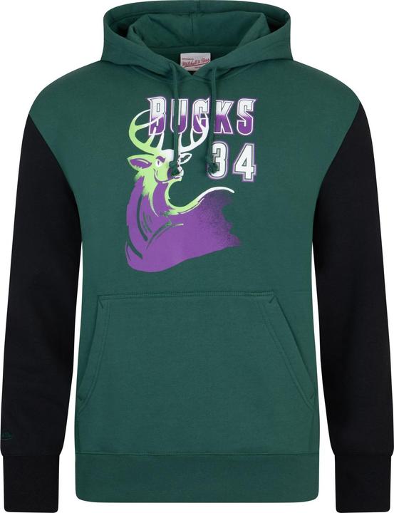 Mitchell & Ness M&N Fleece NBA Hoody - Milwaukee Bucks Ray Allen - M (M)