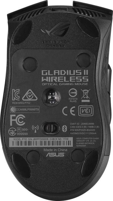 Image du produit ASUS ROG Gladius II (Sans fil, Filaire)