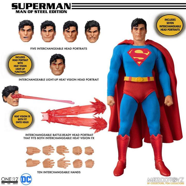 Produktbild Mezco Toys DC Comics figurine 1/12 Superman - Man of Steel Edition 16 cm