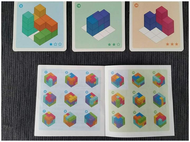 Actual product image Djeco Cubissimo (German, French, Italian, English)