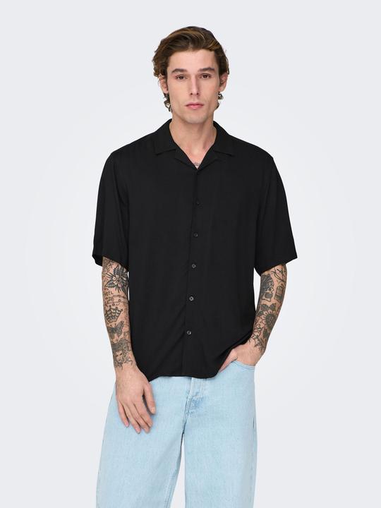 Immagine prodotto Only & Sons Camicia a maniche corte a tinta unita (XXL)