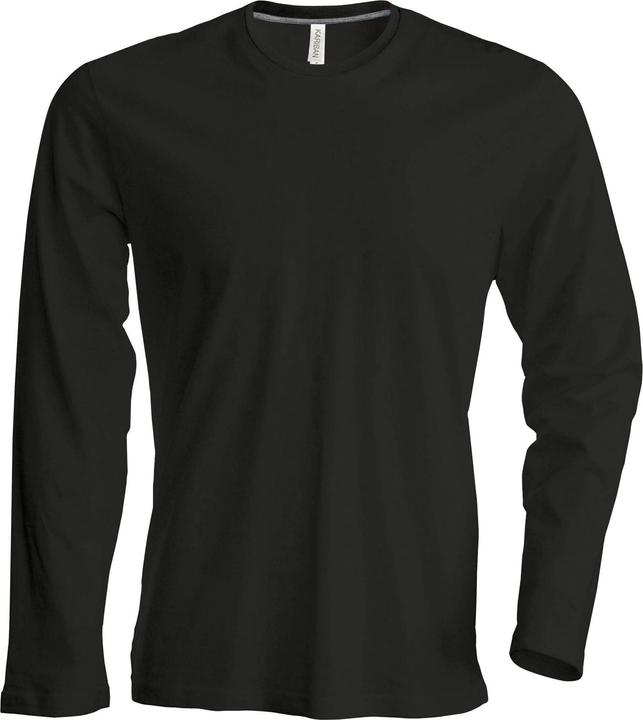 Kariban Slim Fit TShirt mit Rundhalsausschnitt Langarm