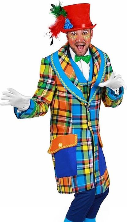 Produktbild Thetru Bunt karierte Clownsjacke - Kostüm für Fasching (XXL)