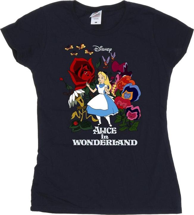 Disney Alice In Wonderland Flowers TShirt (XXL)