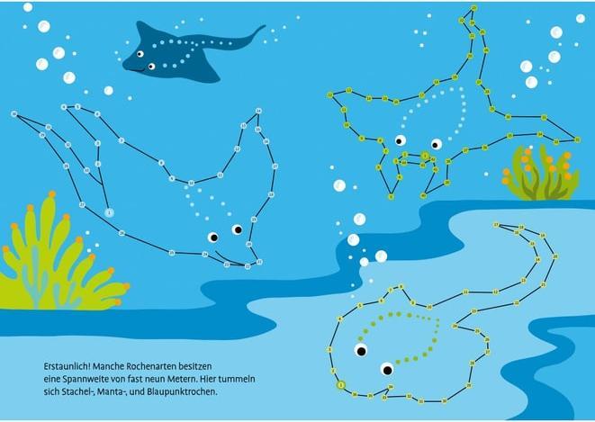 Image du produit Tessloff Totalement coloré de point à point. Animaux marins.de 1 à 100 (Allemand)