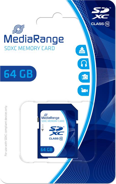 Produktbild MediaRange MR965 (64 GB, SDXC, U1)