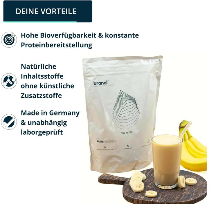 Produktbild Brandl Pure Protein Vegan (Banane, 1 Stk., 1000 g)