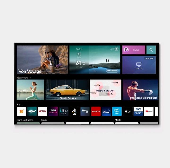 Actual product image LG evo Gallery Edition OLED55G26LA 55 4K Ultra HD SmartTVG (G2, OLED, 2022)