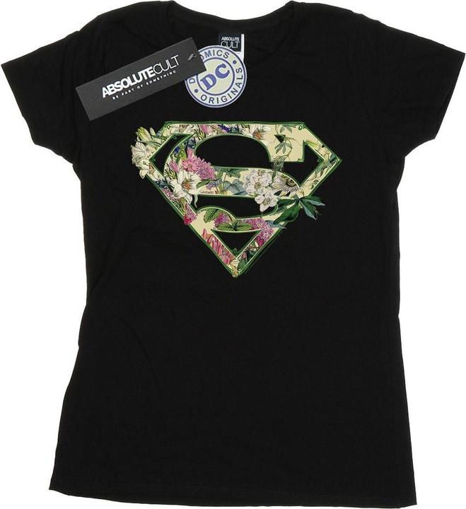 Supergirl Floral Shield TShirt (XXL)