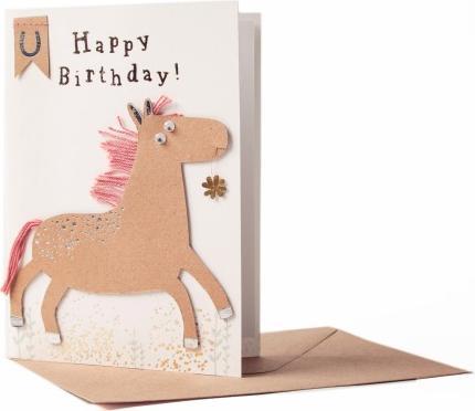 Produktbild Good Old Friends Kinder Karte Pferd "Happy Birthday" von