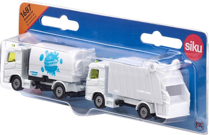 Immagine prodotto Siku Set comunale spazzatrice e camion della spazzatura