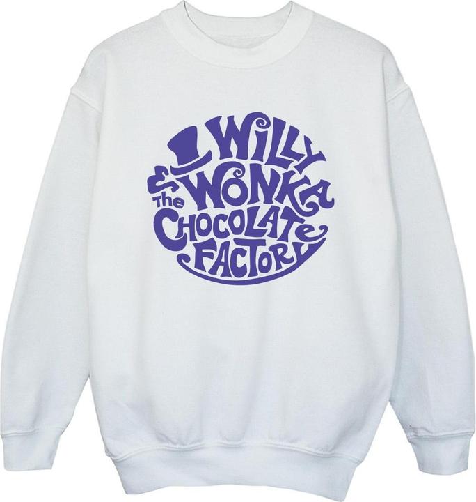 Willy Wonka & the Chocolate Factory Typed Logo Sweatshirt Mädchen