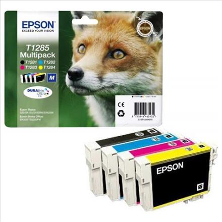 Produktbild Epson T1285 DuraBrite Ultra Multipack (M, BK, Y, C)