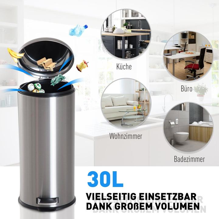 Produktbild Jamb Treteimer Soft Close 30L (30 l)