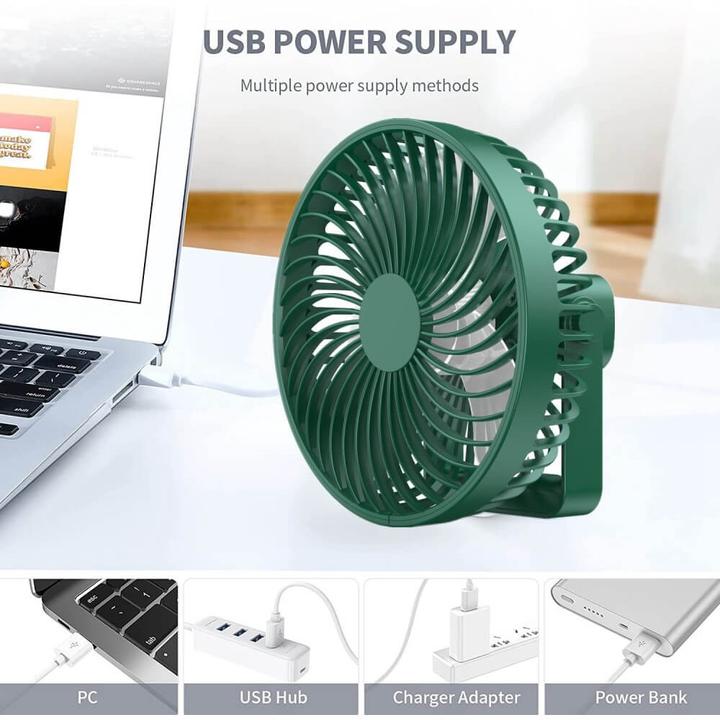 Actual product image Cover-Discount Mini Portable Table Fan (40 dB)
