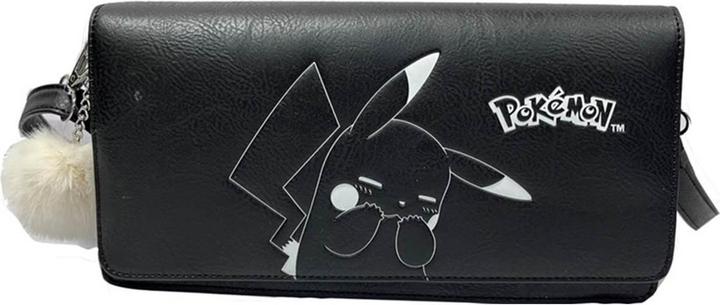 Nomadict Pokémon - Sac à main baguette à bandoulière noir Pikachu