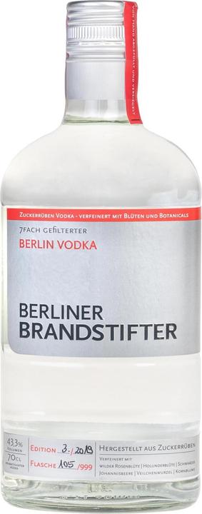 Berliner Brandstifter Vodka 0.7 l (1 x 70 cl)