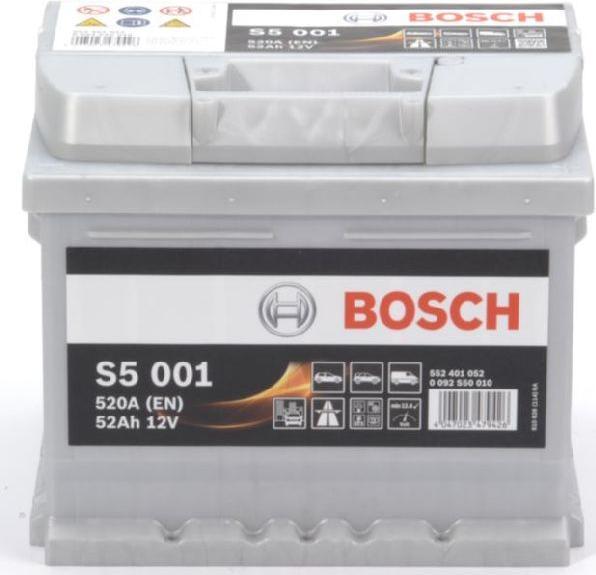 Produktbild Bosch Automotive S5 001 (12 V, 52 Ah, 520 A)