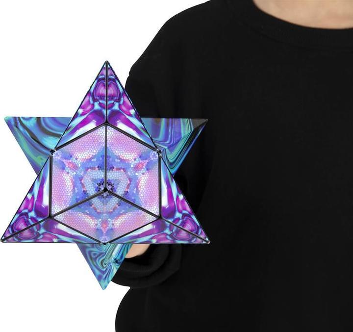 Actual product image Shashibo Cube Mystic Ocean - by Artist Laurence Gartel (Multilingual)