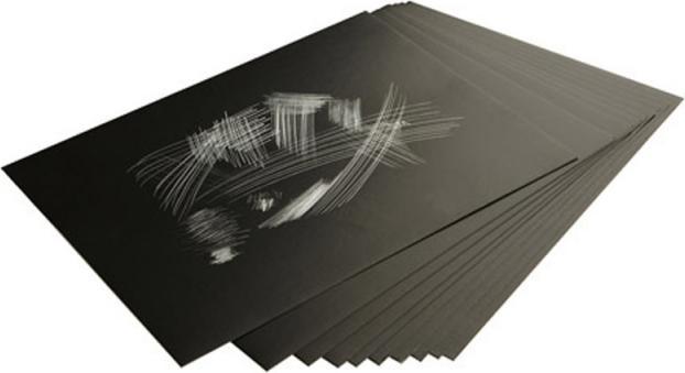 Produktbild Essdee Schabkarton Silber (10 x)
