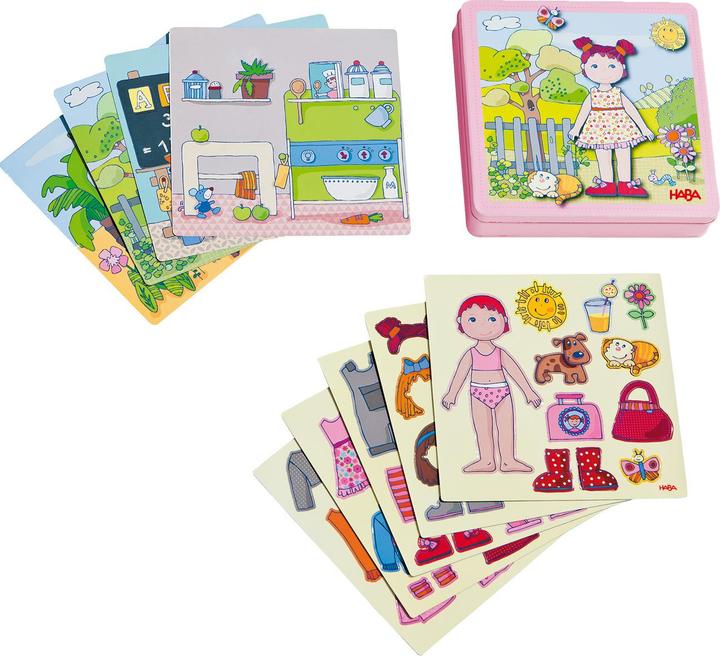 Produktbild Haba Magnetspiel-Box Anziehpuppe Lilli (Deutsch, Englisch, Französisch, Italienisch)