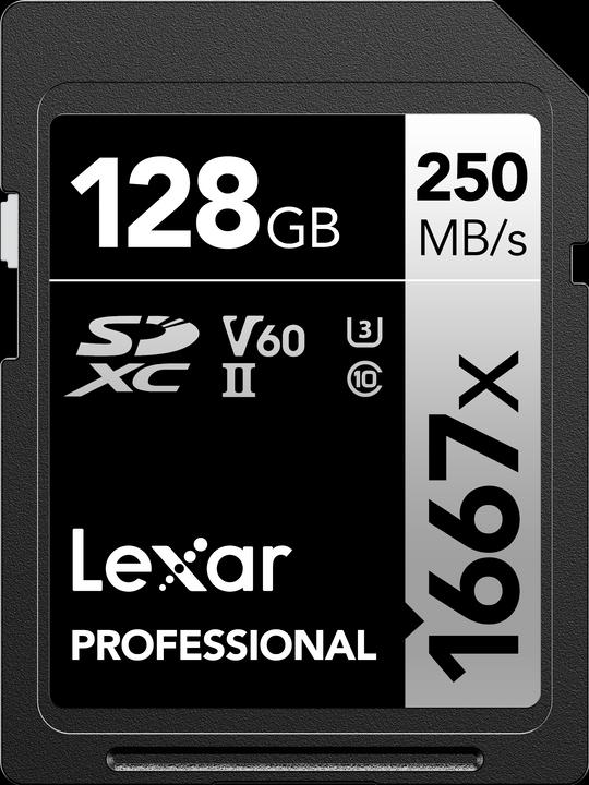 Immagine prodotto Lexar Professional (128 GB, SDXC, U3, UHS-II)