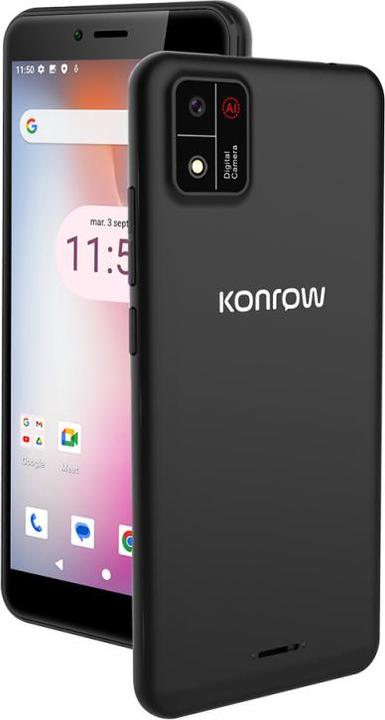 Immagine prodotto Konrow Touch 55 Plus (Double SIM - 4G - Écran 5.5" - 32 Go, 3 Go RAM) Noir