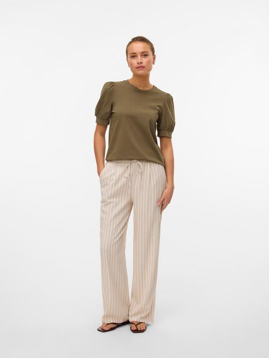 Image du produit Vero Moda VMJESMILO Pantalon à taille moyenne Pantalon à coupe large (S)